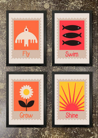 4 Prints & Frames - STAMP ICON PRINTS