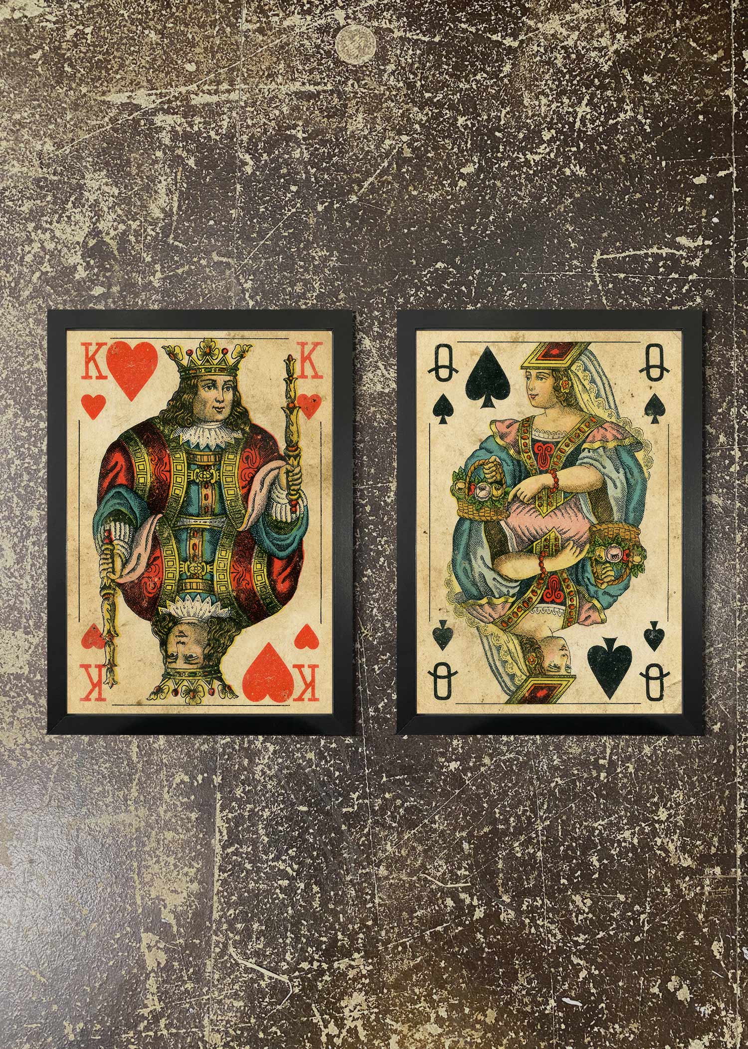 2 Prints & Frames - PLAYING CARDS 2