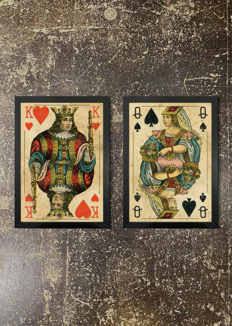 2 Prints & Frames - PLAYING CARDS 2