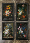 4 FRAMED 21X30CM PRINTS - STILL LIFE PAINTINGS