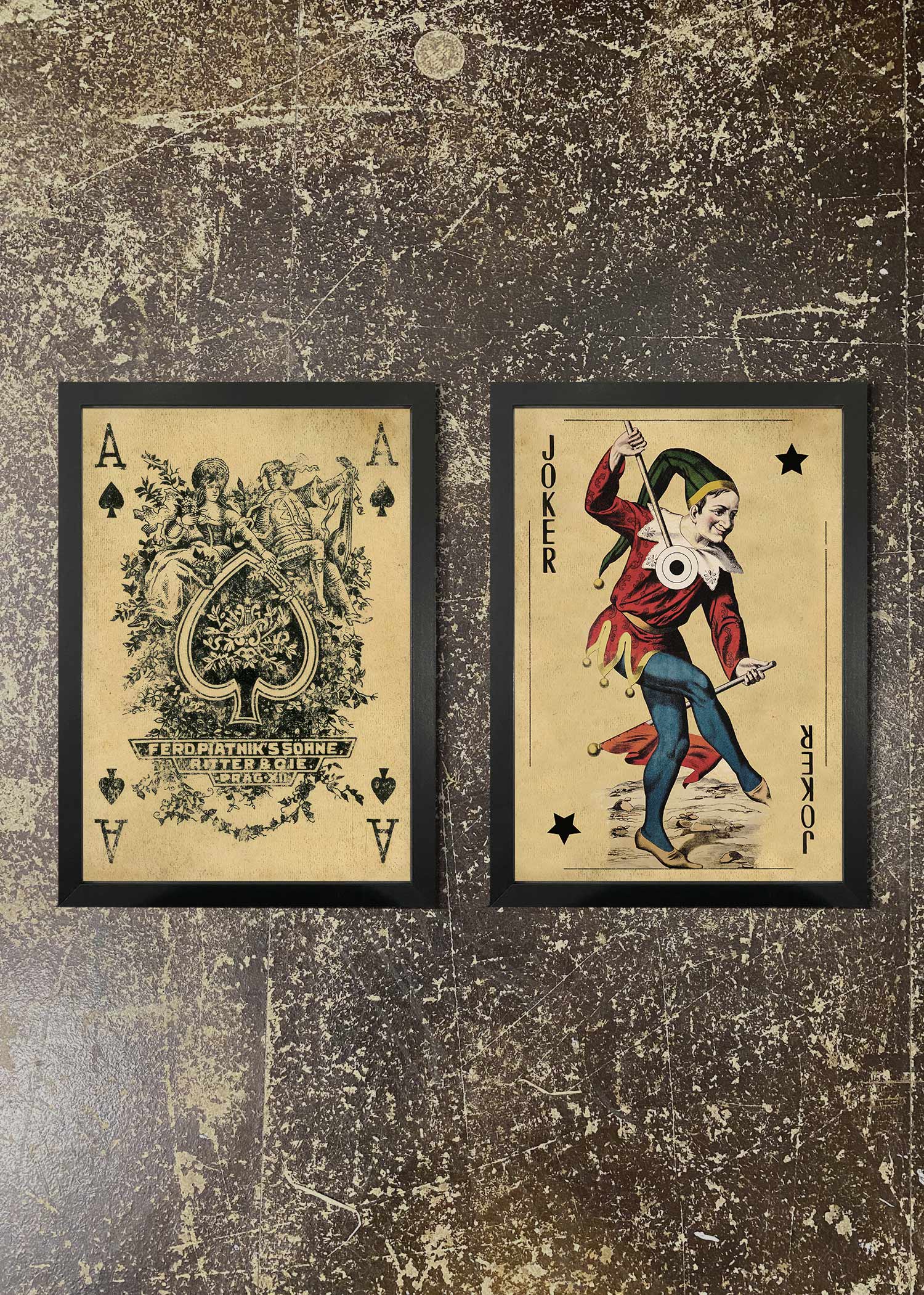 2 Prints & Frames - PLAYING CARDS 4