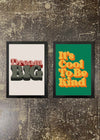 2 Prints & Frames - KIDS QUOTE PRINTS