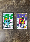 2 Prints & Frames - WOW & SUPER KIDS PRINTS