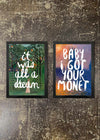 2 FRAMED 21X30CM PRINTS - MONET PAINTING PRINTS