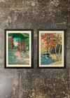 2 Framed 21x30cm Prints - Hasui Kawase Bundle 08