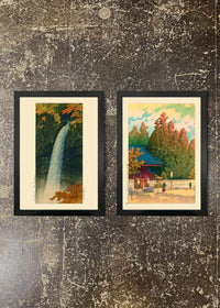 2 Framed 21x30cm Prints - Hasui Kawase Bundle 07