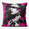 Pink Spraypaint Graffiti Model Cushion Clearance 46cm