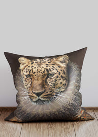 Leopard Queen Altered Art Cushion