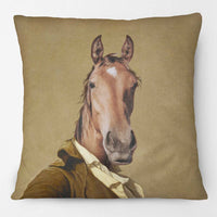 Horse Head Portrait Cushion