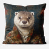 Sea Otter Animal Portrait Cushion Clearance 46cm