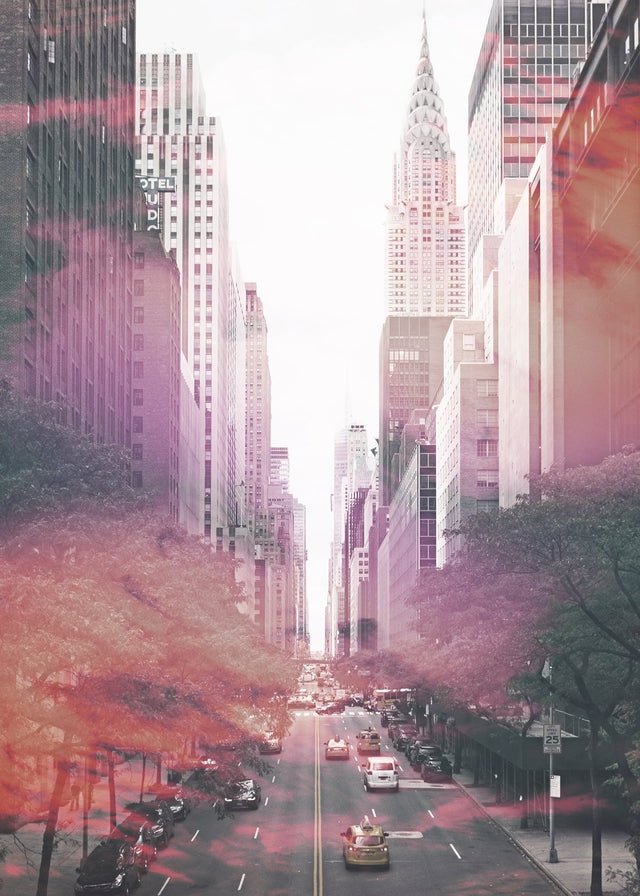 NYC New York Avenue Photography 50x70cm Matte Clearance Print