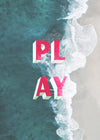 Play Beach 40x50cm Matte Clearance Print