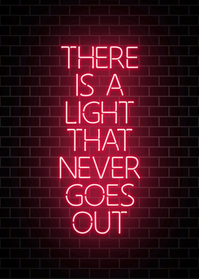 There Is A Light That Never Goes Out 40x50cm Matte Clearance Print