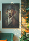 Hungarian Vizsla Dog Portrait Print