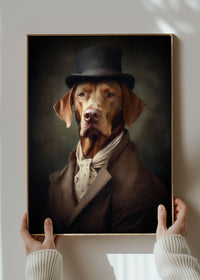 Hungarian Vizsla Dog Portrait Print