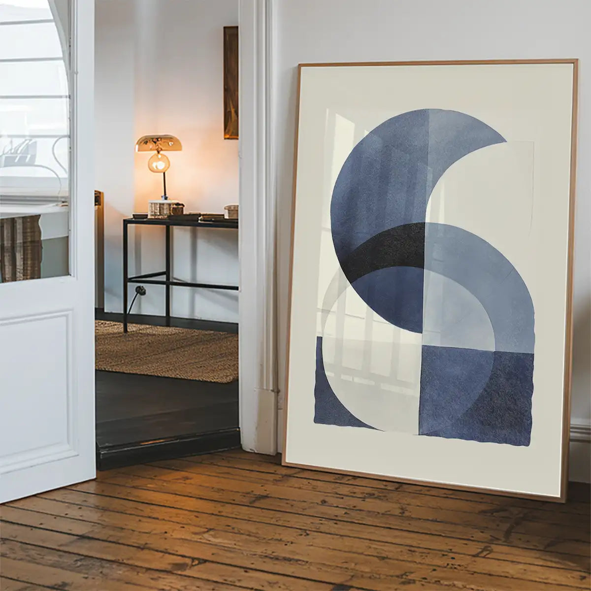 Boho Abstract Blue 1