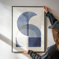 Boho Abstract Blue 1