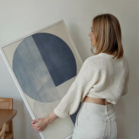 Boho Abstract Blue 3