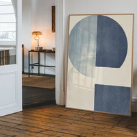 Boho Abstract Blue 3