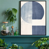 Boho Abstract Blue 3