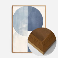 Boho Abstract Blue 3