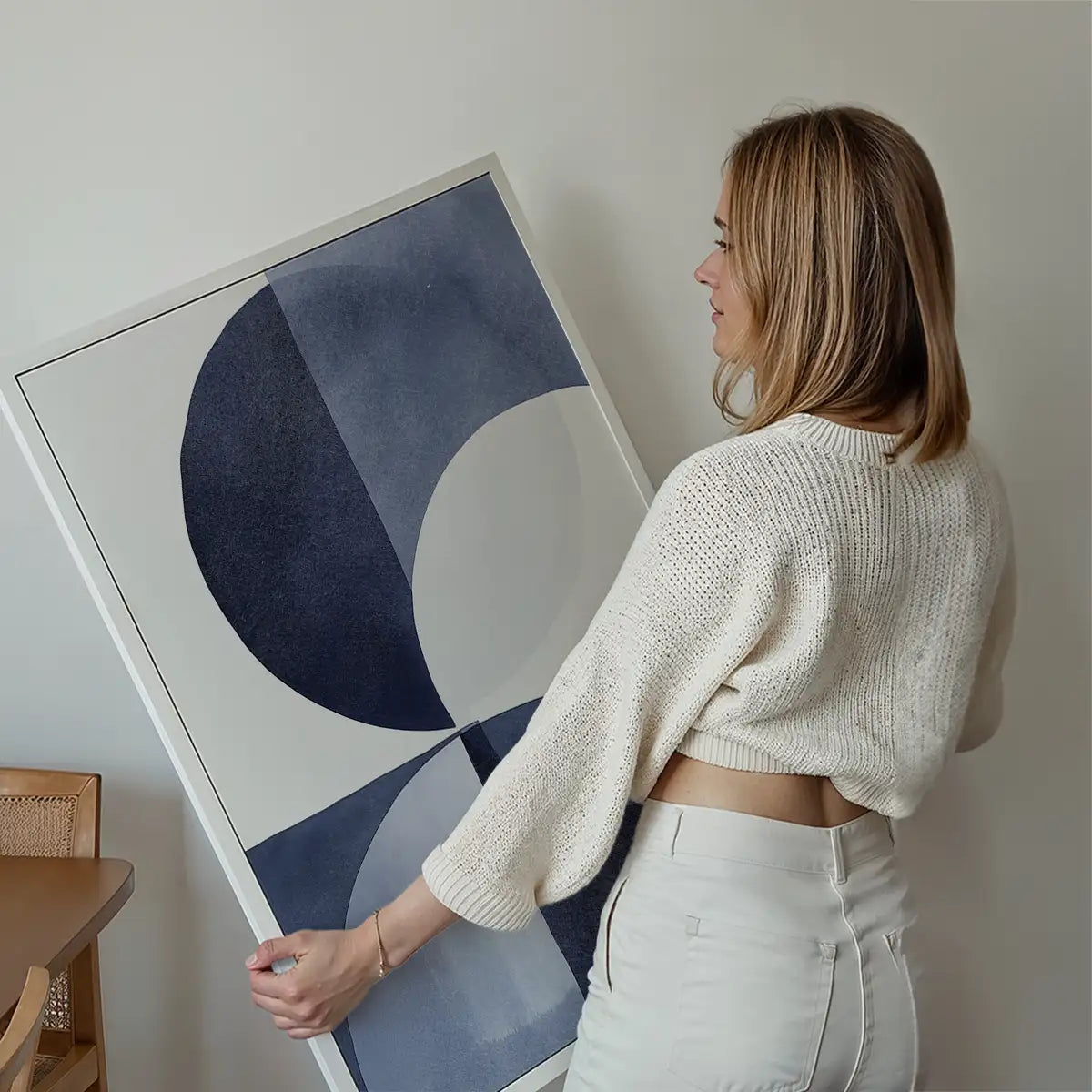 Boho Abstract Blue 4