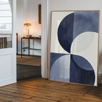Boho Abstract Blue 4