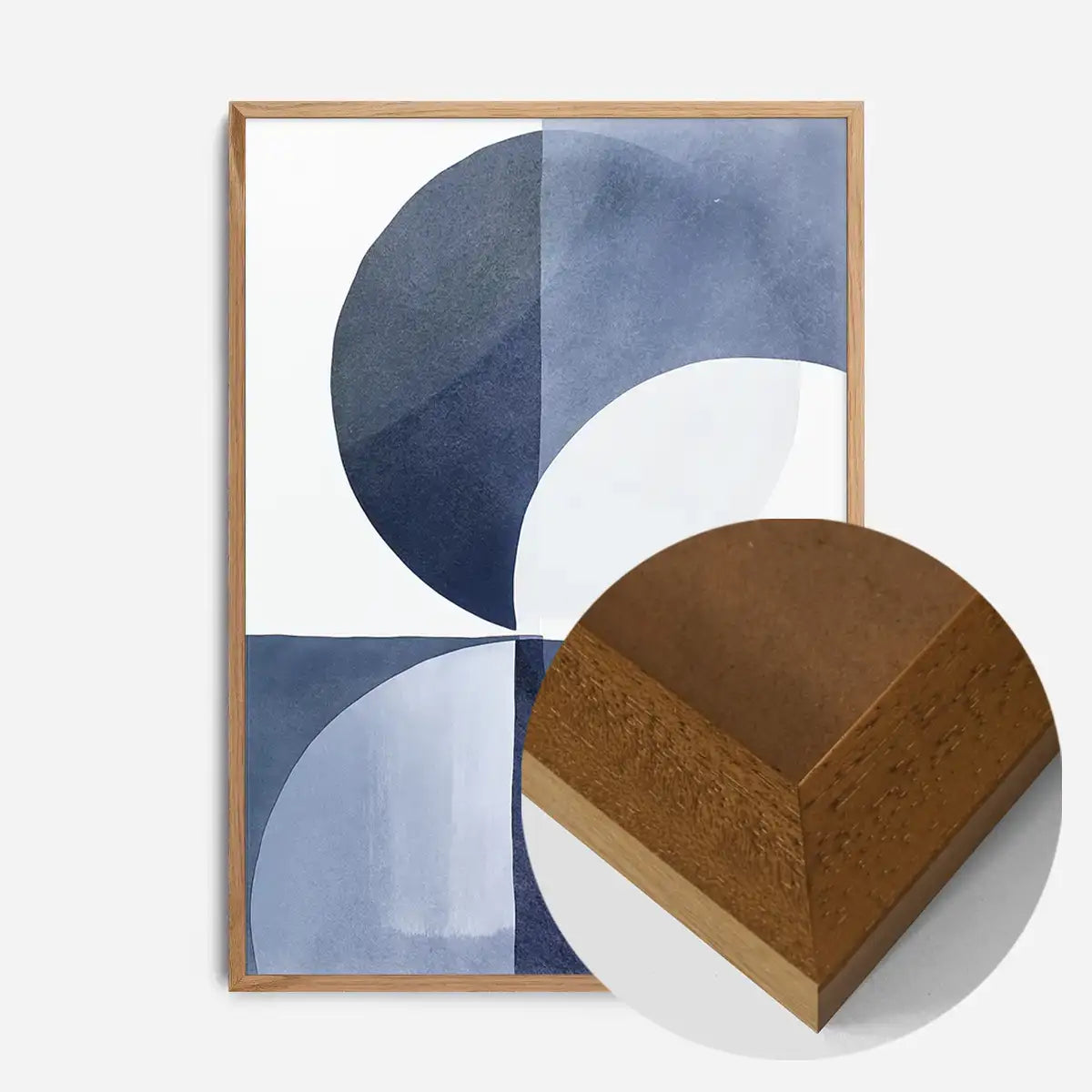 Boho Abstract Blue 4