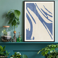 Abstract Swirls Blue 2