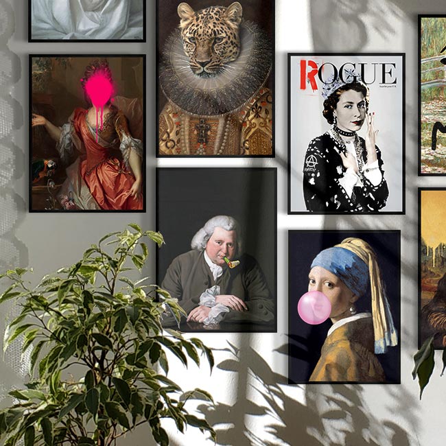 Quirky Prints, Wall Art & Posters - Available Framed - Ink & Drop UK ...