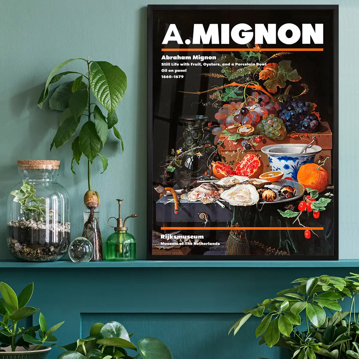 Abraham Mignon Still Life With Fruit Artist Poster
