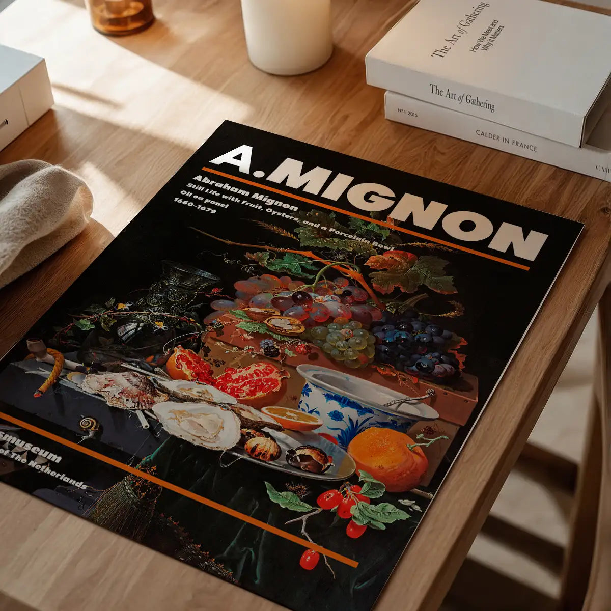 Abraham Mignon Still Life With Fruit Artist Poster