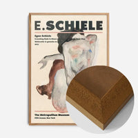 Egon Schiele Crouching Nude Artist Poster