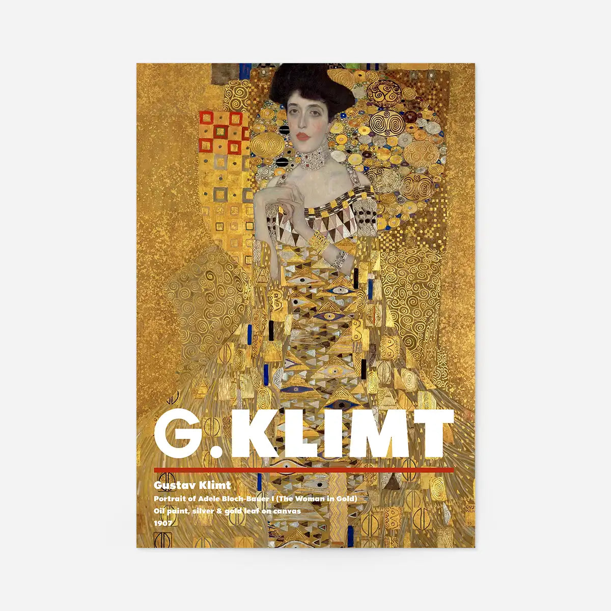 Gustav Klimt Portrait of Adele Artist Poster