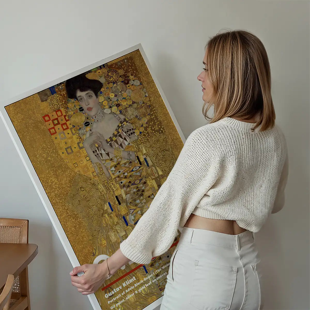 Gustav Klimt Portrait of Adele Artist Poster