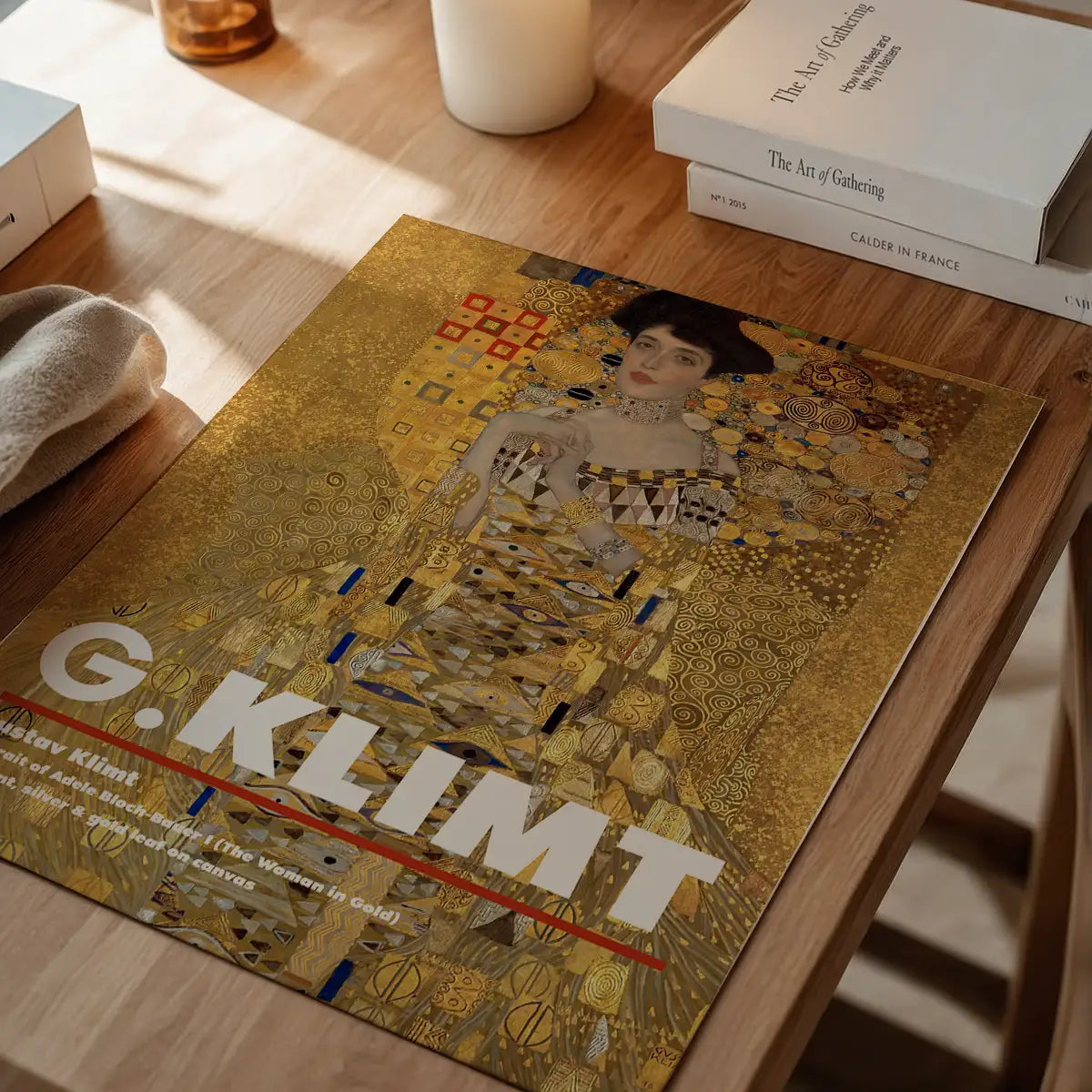 Gustav Klimt Portrait of Adele Artist Poster