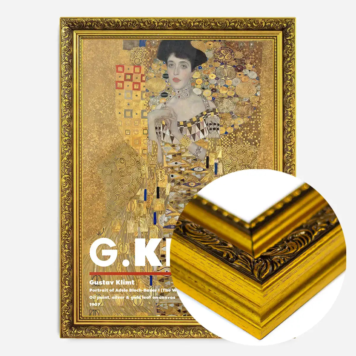 Gustav Klimt Portrait of Adele Artist Poster