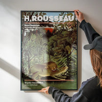 Henri Rousseau Hungry Lion Artist Poster