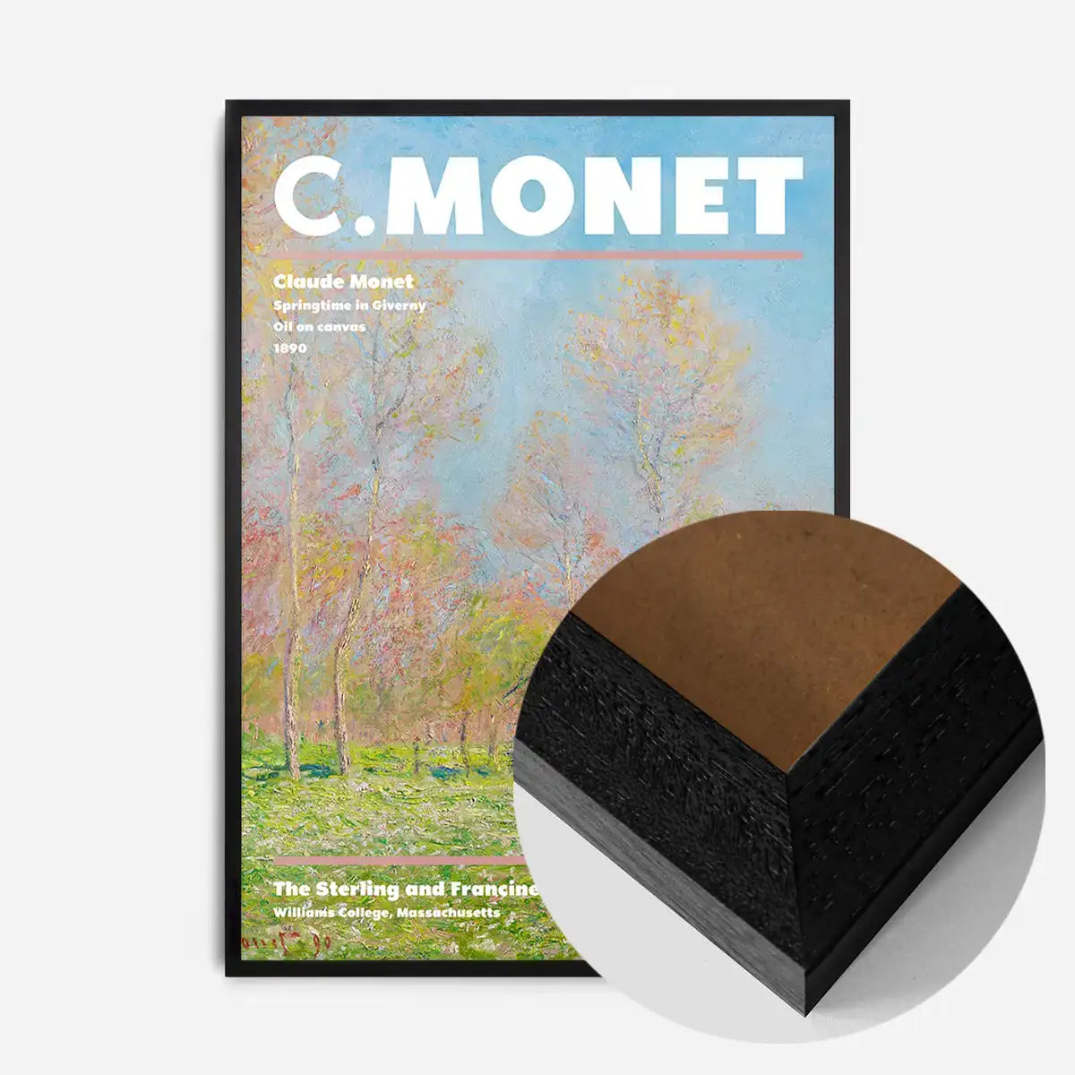 Claude Monet Sprintime Artist Poster