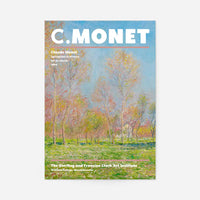 Claude Monet Sprintime Artist Poster