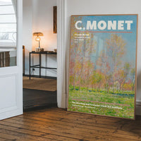 Claude Monet Sprintime Artist Poster