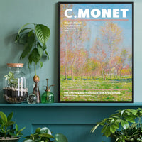 Claude Monet Sprintime Artist Poster