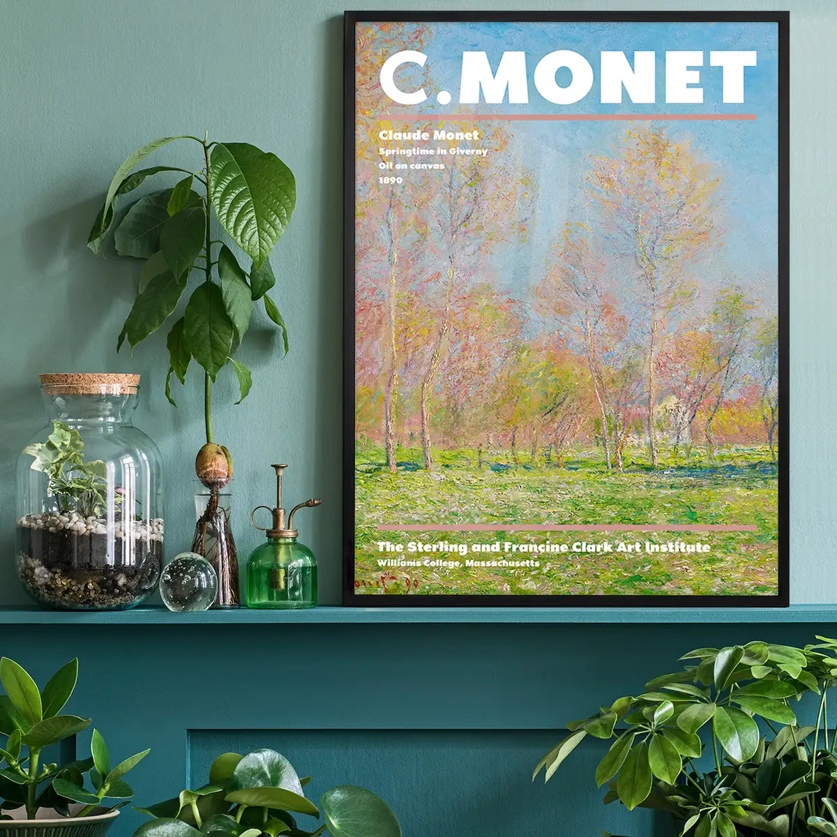 Claude Monet Sprintime Artist Poster