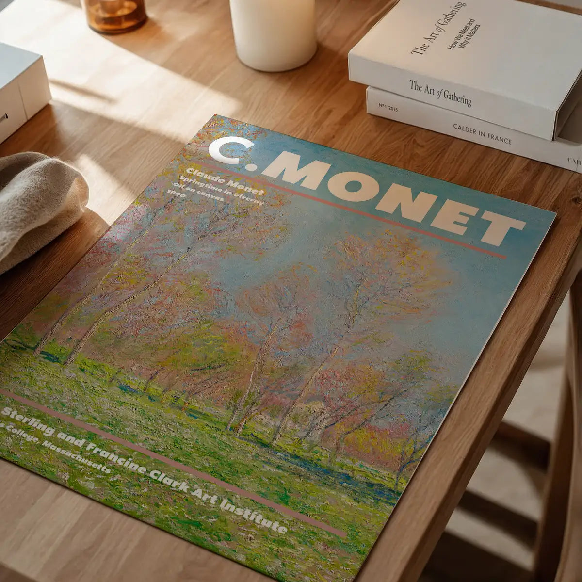 Claude Monet Sprintime Artist Poster