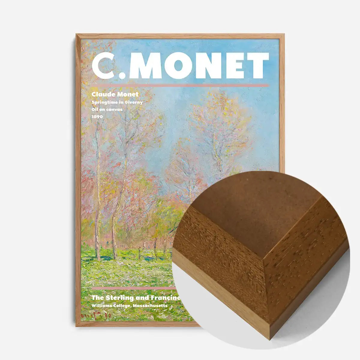 Claude Monet Sprintime Artist Poster