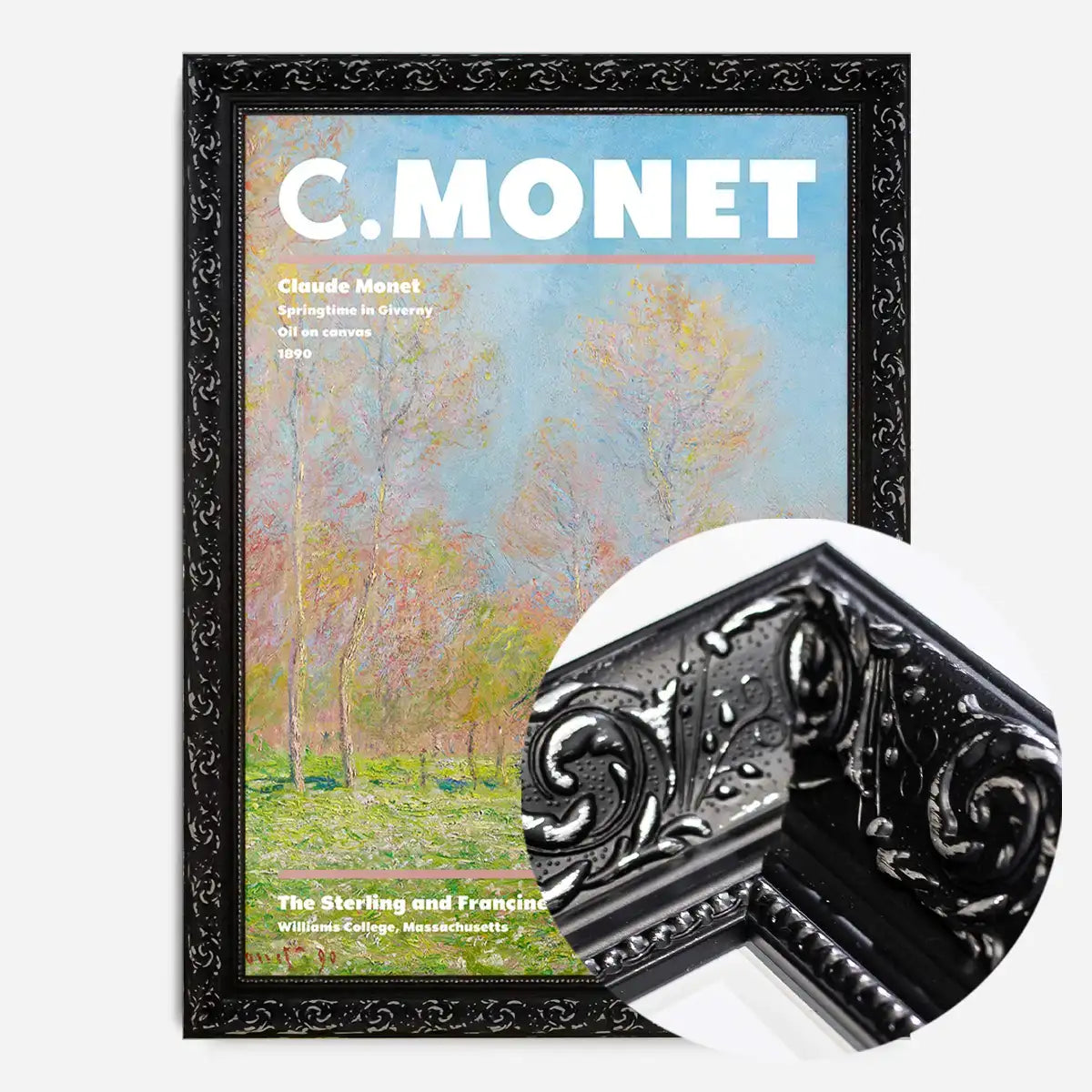 Claude Monet Sprintime Artist Poster