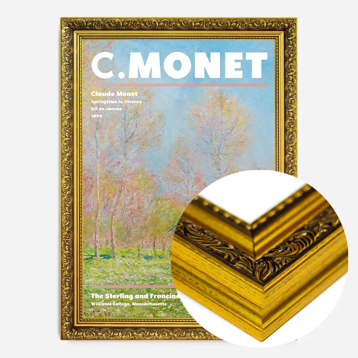 Claude Monet Sprintime Artist Poster