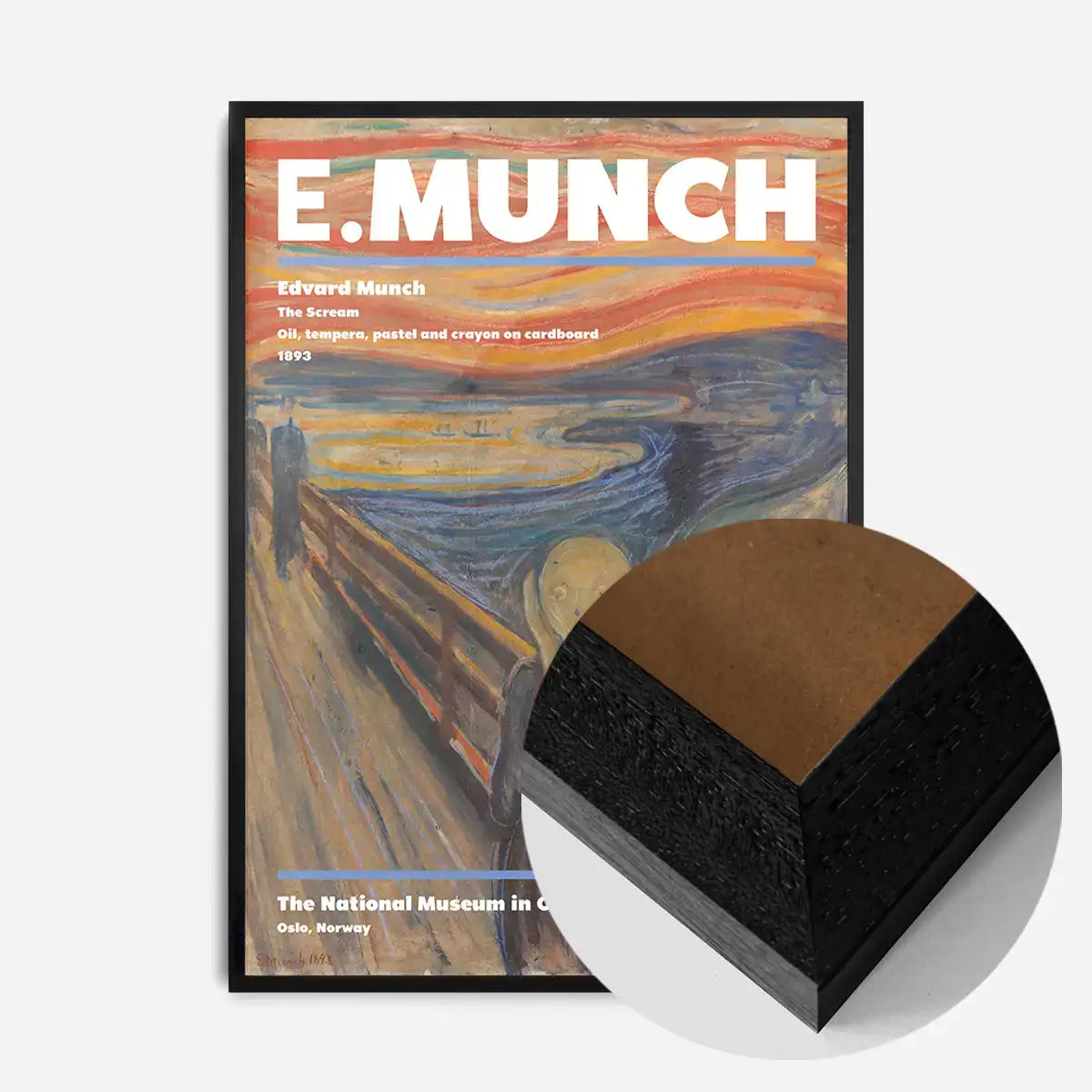 Edvard Munch The Scream Artist Poster