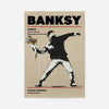 Banksy Love Is In The Air Graffiti Artist Poster