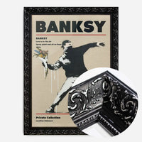 Banksy Love Is In The Air Graffiti Artist Poster